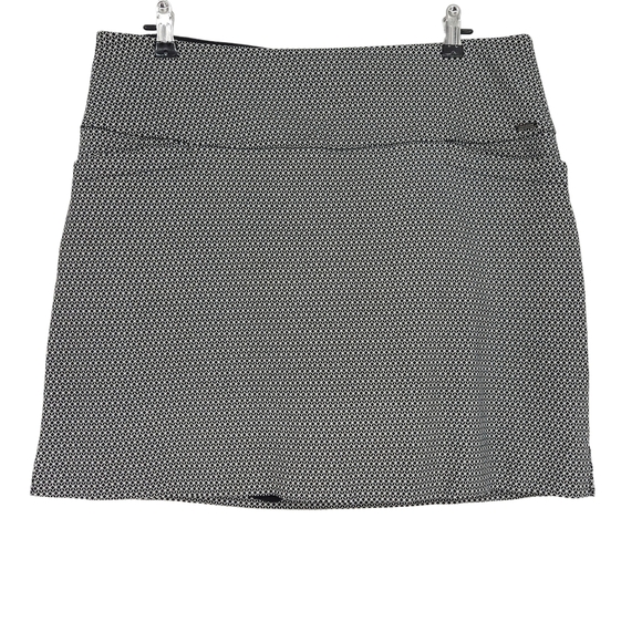 S.C. & Co. Pants - SC & Co Tennis Golf Skort Black Geometric Pull On Tummy Control Shorts Skirt XL